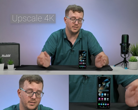 הגרסה המשודרגת של Nvidia עם Upscale 1